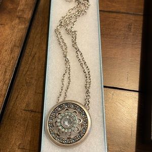 Swarovski Tribal Disc Necklace
